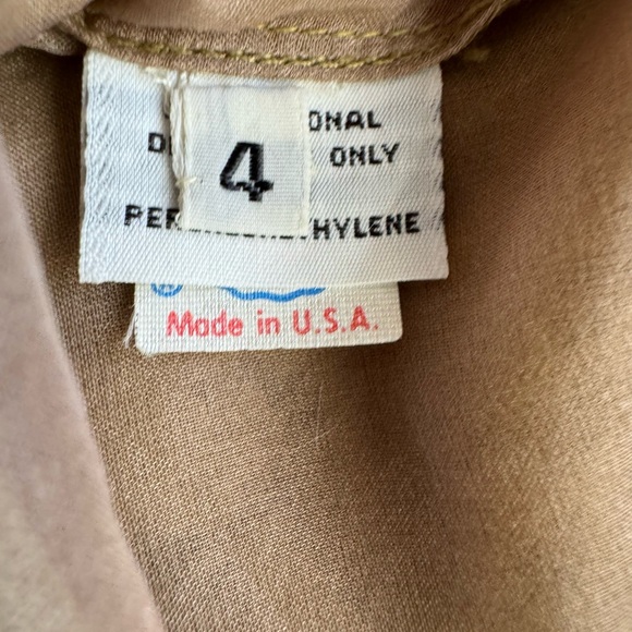 Vintage Carolyne Roehm Gold Lace Dress with Sheer Gold Robe - Picture 8 of 8